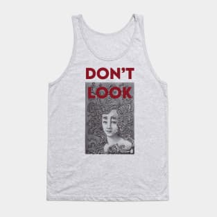 don't look , strange four eyed girl Tank Top